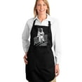 thumbnail image 1 of LA Pop Art Full Length Word Art Apron - ASTRONAUT, 1 of 2