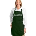 thumbnail image 1 of LA Pop Art Full Length Word Art Apron - BOSTON NEIGHBORHOODS, 1 of 2