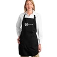 thumbnail image 1 of LA Pop Art Full Length Word Art Apron - Highway to Hell, 1 of 2