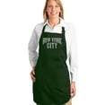 thumbnail image 1 of LA Pop Art Full Length Word Art Apron - NYC NEIGHBORHOODS, 1 of 2