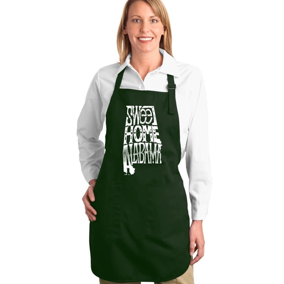 LA Pop Art Full Length Word Art Apron - Sweet Home Alabama