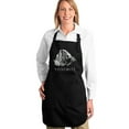 thumbnail image 1 of LA Pop Art Full Length Word Art Apron - Yosemite, 1 of 2