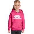 thumbnail image 1 of LA Pop Art Girl's Word Art Hooded Sweatshirt - California Dreamin, 1 of 2