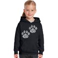 thumbnail image 1 of LA Pop Art Girl's Word Art Hooded Sweatshirt - Cat Mom, 1 of 2