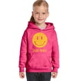 thumbnail image 1 of LA Pop Art Girl's Word Art Hooded Sweatshirt - Dead Inside Smile, 1 of 2