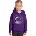 thumbnail image 1 of LA Pop Art Girl's Word Art Hooded Sweatshirt - I Need My Space Astronaut, 1 of 2