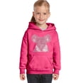 thumbnail image 1 of LA Pop Art Girl's Word Art Hooded Sweatshirt - Koala, 1 of 2