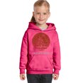 thumbnail image 1 of LA Pop Art Girl's Word Art Hooded Sweatshirt - Occupy Mars, 1 of 2