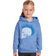 thumbnail image 1 of LA Pop Art Girl's Word Art Hooded Sweatshirt - Punk Mohawk, 1 of 2