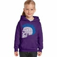 thumbnail image 1 of LA Pop Art Girl's Word Art Hooded Sweatshirt - Punk Mohawk, 1 of 2