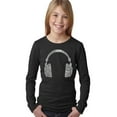 thumbnail image 1 of LA Pop Art Girl's Word Art Long Sleeve - 63 DIFFERENT GENRES OF MUSIC, 1 of 2