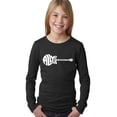 thumbnail image 1 of LA Pop Art Girl's Word Art Long Sleeve - All You Need Is Love, 1 of 2