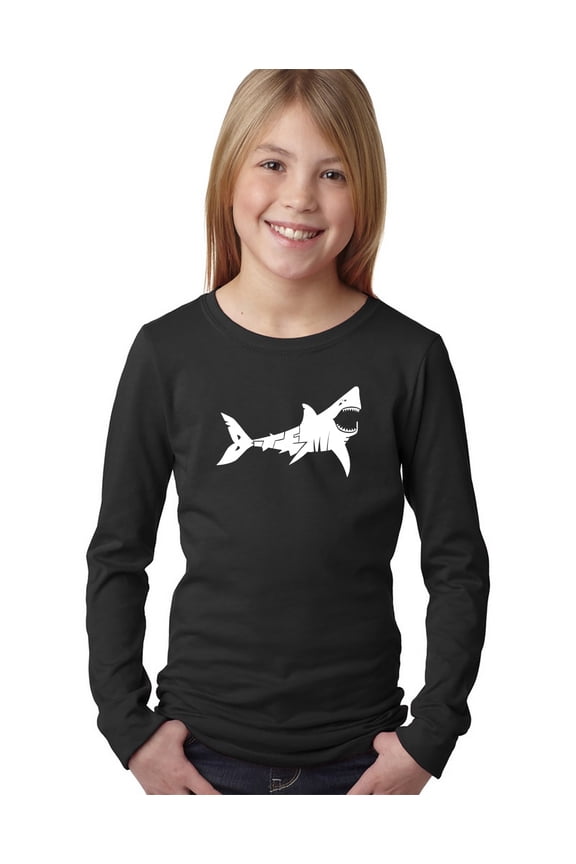 Girl's Word Art Long Sleeve - BITE ME
