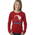 thumbnail image 1 of LA Pop Art Girl's Word Art Long Sleeve - Bernie Sanders 2020, 1 of 2