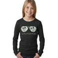 thumbnail image 1 of LA Pop Art Girl's Word Art Long Sleeve - California Shades, 1 of 2
