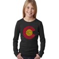 thumbnail image 1 of LA Pop Art Girl's Word Art Long Sleeve - Colorado, 1 of 2