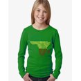 thumbnail image 1 of LA Pop Art Girl's Word Art Long Sleeve - Countries in Africa, 1 of 2