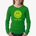 thumbnail image 1 of LA Pop Art Girl's Word Art Long Sleeve - Dead Inside Smile, 1 of 2