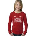 thumbnail image 1 of LA Pop Art Girl's Word Art Long Sleeve - Drums, 1 of 2
