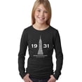 thumbnail image 1 of LA Pop Art Girl's Word Art Long Sleeve - Empire State Building, 1 of 2