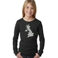 thumbnail image 1 of LA Pop Art Girl's Word Art Long Sleeve - GOD SAVE THE QUEEN, 1 of 2