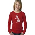 thumbnail image 1 of LA Pop Art Girl's Word Art Long Sleeve - GOD SAVE THE QUEEN, 1 of 2