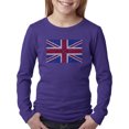 thumbnail image 1 of LA Pop Art Girl's Word Art Long Sleeve - God Save The Queen, 1 of 2