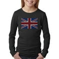 thumbnail image 1 of LA Pop Art Girl's Word Art Long Sleeve - God Save The Queen, 1 of 2