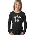 thumbnail image 1 of LA Pop Art Girl's Word Art Long Sleeve - Honu Turtle - Hawaiian Islands, 1 of 2
