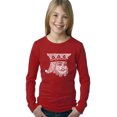 thumbnail image 1 of LA Pop Art Girl's Word Art Long Sleeve - King of Spades, 1 of 2