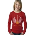 thumbnail image 1 of LA Pop Art Girl's Word Art Long Sleeve - LYRICS TO FREEBIRD, 1 of 2