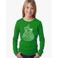 thumbnail image 1 of LA Pop Art Girl's Word Art Long Sleeve - Languages Guitar, 1 of 2