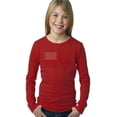 thumbnail image 1 of LA Pop Art Girl's Word Art Long Sleeve - Maga Flag, 1 of 2