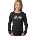 thumbnail image 1 of LA Pop Art Girl's Word Art Long Sleeve - NASCAR NATIONAL SERIES RACE TRACKS, 1 of 2