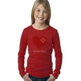 thumbnail image 1 of LA Pop Art Girl's Word Art Long Sleeve - Nurses Rock, 1 of 2