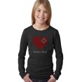 thumbnail image 1 of LA Pop Art Girl's Word Art Long Sleeve - Nurses Rock, 1 of 2