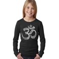 thumbnail image 1 of LA Pop Art Girl's Word Art Long Sleeve - Poses OM, 1 of 2