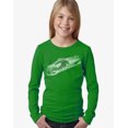 thumbnail image 1 of LA Pop Art Girl's Word Art Long Sleeve - Ski, 1 of 2