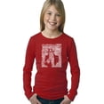 thumbnail image 1 of LA Pop Art Girl's Word Art Long Sleeve - UNCLE SAM, 1 of 2