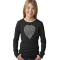 thumbnail image 1 of LA Pop Art Girl's Word Art Long Sleeve - WILLIAM SHAKESPEARE'S SONNET 18, 1 of 2