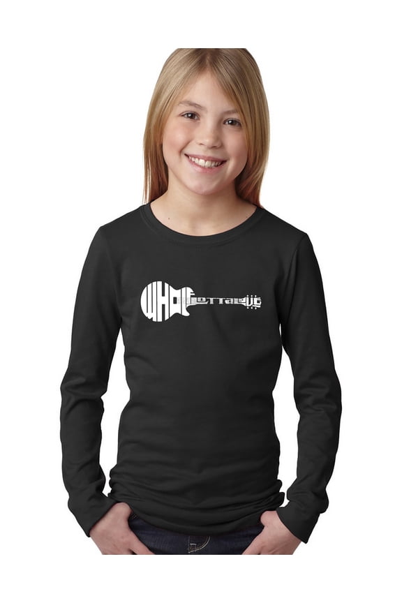 Girl's Word Art Long Sleeve - Whole Lotta Love