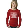 thumbnail image 1 of LA Pop Art Girl's Word Art Long Sleeve - Zen Buddha, 1 of 2