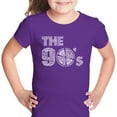 thumbnail image 1 of LA Pop Art Girl's Word Art T-shirt - 90S, 1 of 2