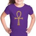 thumbnail image 1 of LA Pop Art Girl's Word Art T-shirt - ANKH, 1 of 2