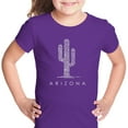 thumbnail image 1 of LA Pop Art Girl's Word Art T-shirt - Arizona Cities, 1 of 2