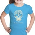 thumbnail image 1 of LA Pop Art Girl's Word Art T-shirt - Dia De Los Muertos, 1 of 2