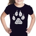 thumbnail image 1 of LA Pop Art Girl's Word Art T-shirt - Dog Mom, 1 of 2