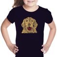 thumbnail image 1 of LA Pop Art Girl's Word Art T-shirt - Dog, 1 of 2