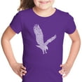 thumbnail image 1 of LA Pop Art Girl's Word Art T-shirt - Eagle, 1 of 2