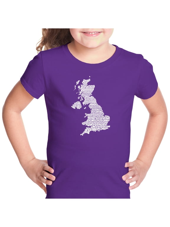 Girl's Word Art T-shirt - GOD SAVE THE QUEEN